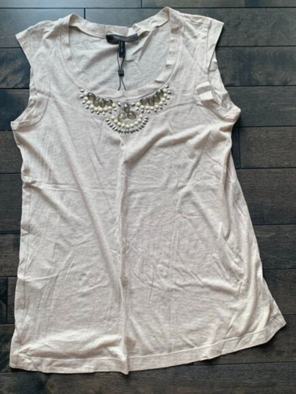 BCBG Maxazria Embellished Tank